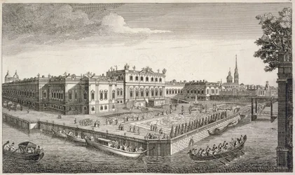 A North West View of the Summer Palace of Her Imperial Majesty at St. Petersburg